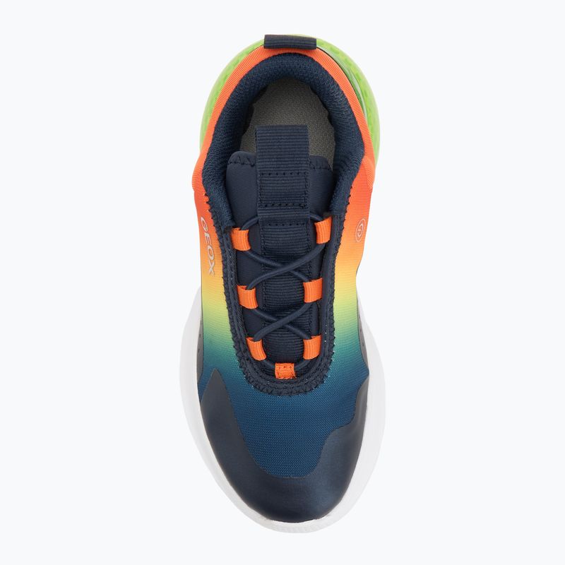 Geox Activart Illuminus navy/lime junior cipő 5