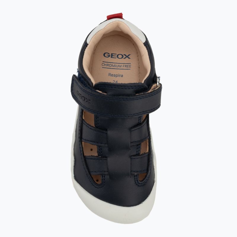 Geox Steppieup tengerészkék/fehér gyermek mezítlábas cipő 5