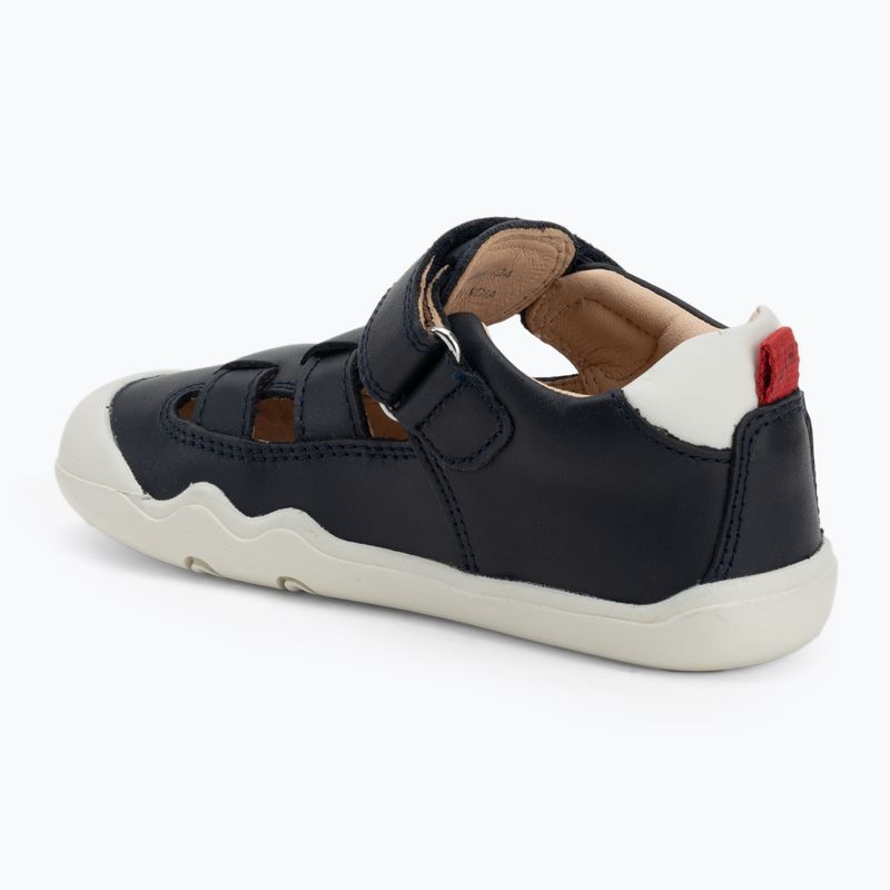 Gyerek barefoot cipők Geox Steppieup navy/white 3