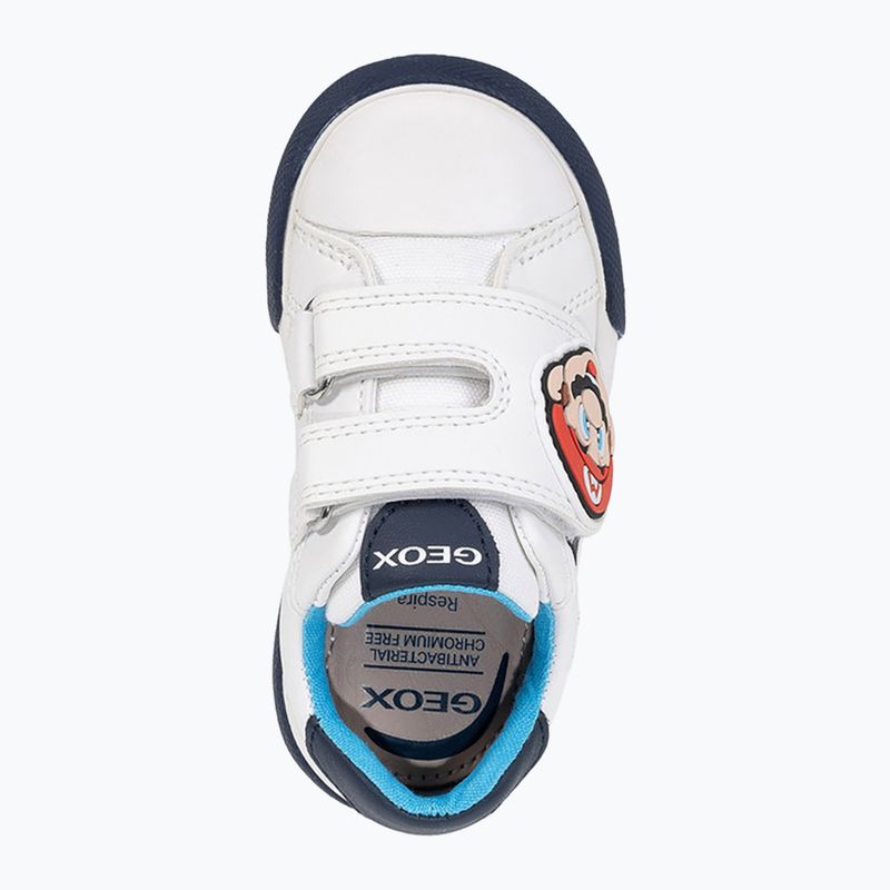 Geox Gisli gyermek cipő fehér/navy/narancs színű 14
