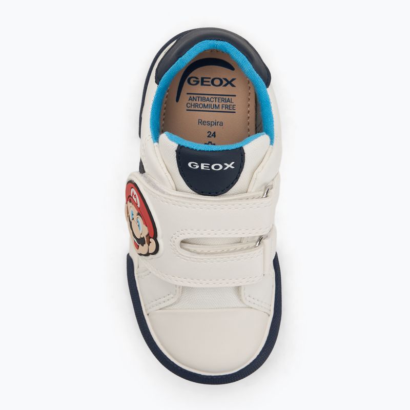 Geox Gisli gyermek cipő fehér/navy/narancs színű 5