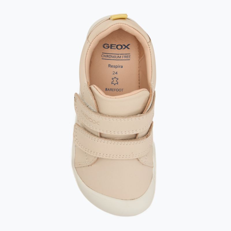 Geox Steppieup világos elefántcsont gyermek mezítlábas cipő 5