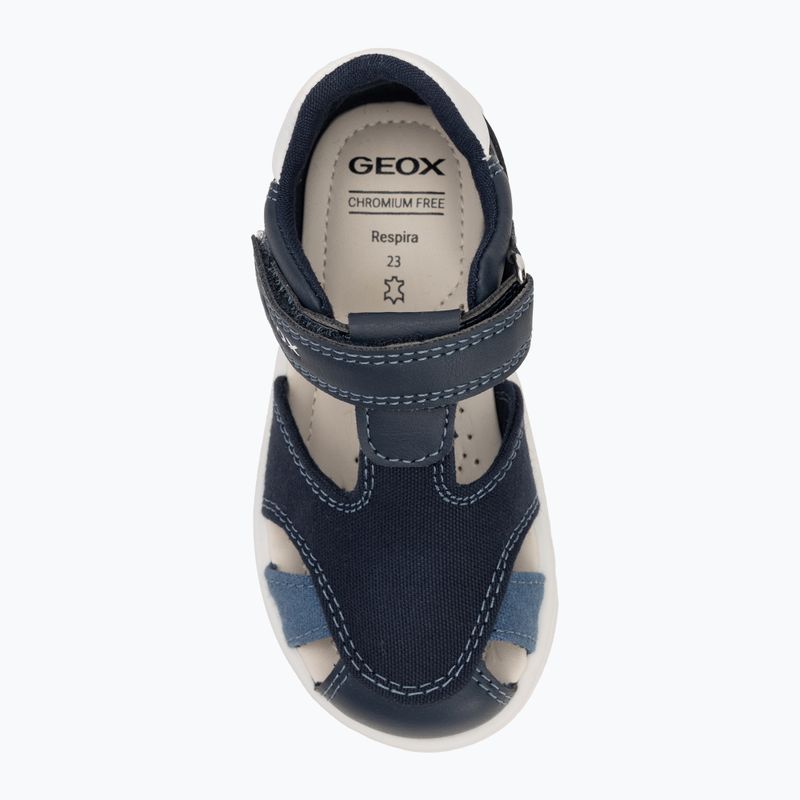 Geox Zapito tengerészkék/fehér gyermek szandálok 5