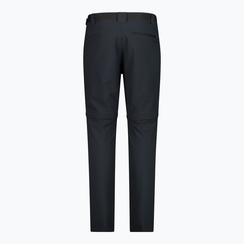 Férfi túranadrág CMP 3T51647 Zip Off antracite 2
