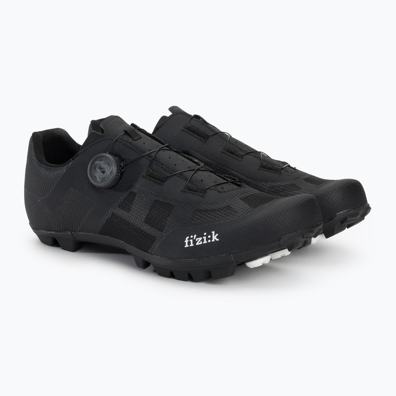 Férfi MTB kerékpáros cipő Fizik Vento Proxy fekete/fekete 4