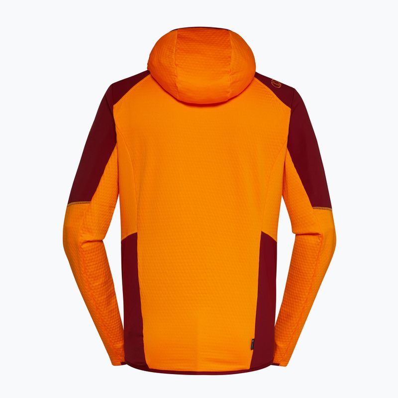 Férfi La Sportiva Existence Hoody papaya/sangria trekking melegítő pulóver 2
