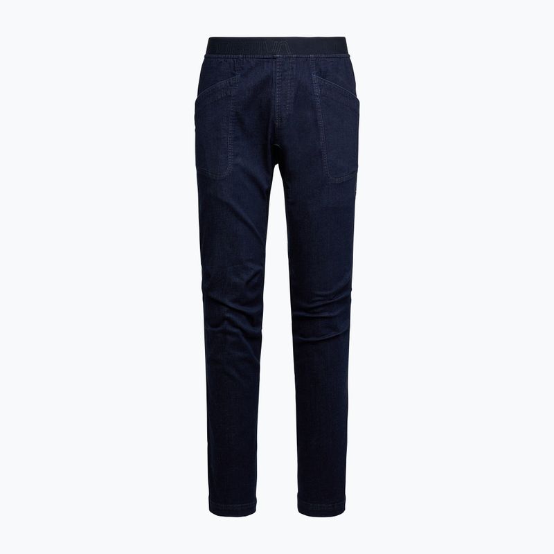 Férfi hegymászónadrág La Sportiva Cave Jeans farmer/mélytenger