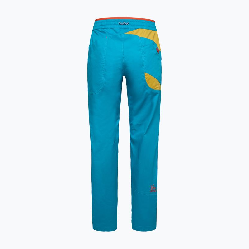 Férfi La Sportiva Bolt hegymászónadrág trópusi kék/bambusz 2