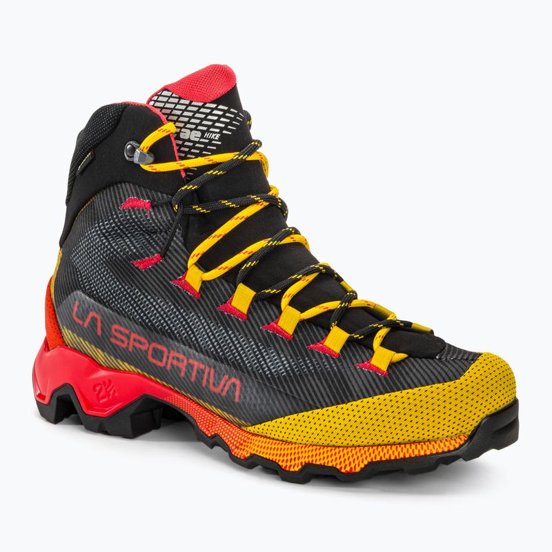 Férfi túrabakancs La Sportiva Aequilibrium Hike GTX carbon/sárga