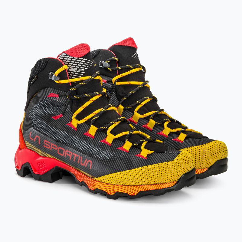 Férfi túrabakancs La Sportiva Aequilibrium Hike GTX carbon/sárga 4