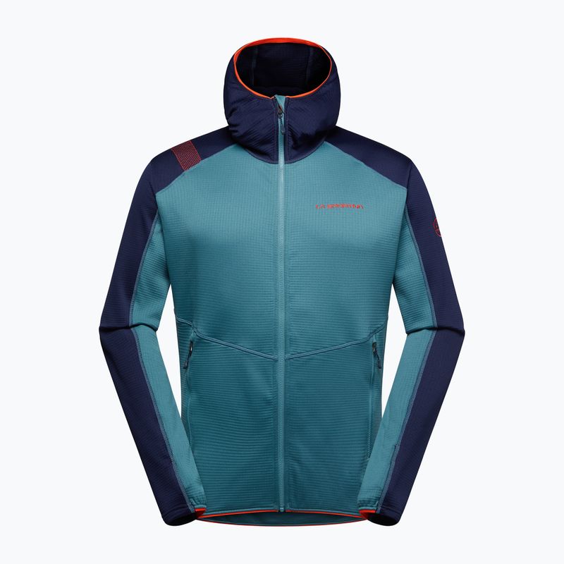 Férfi pulóver La Sportiva Upendo Hoody hurricane/ deep sea