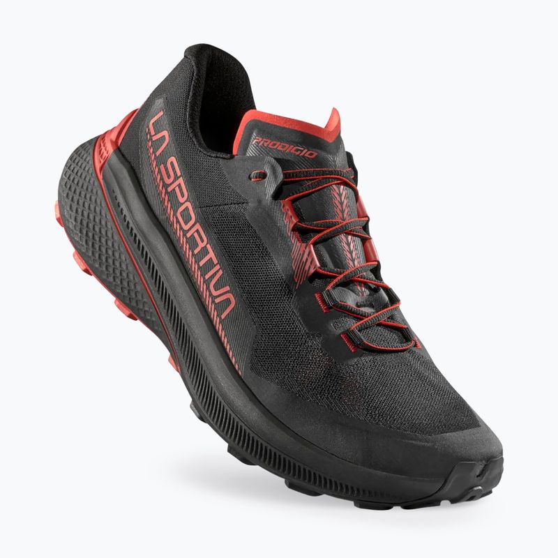 Férfi futócipő La Sportiva Prodigio black/tango red 10