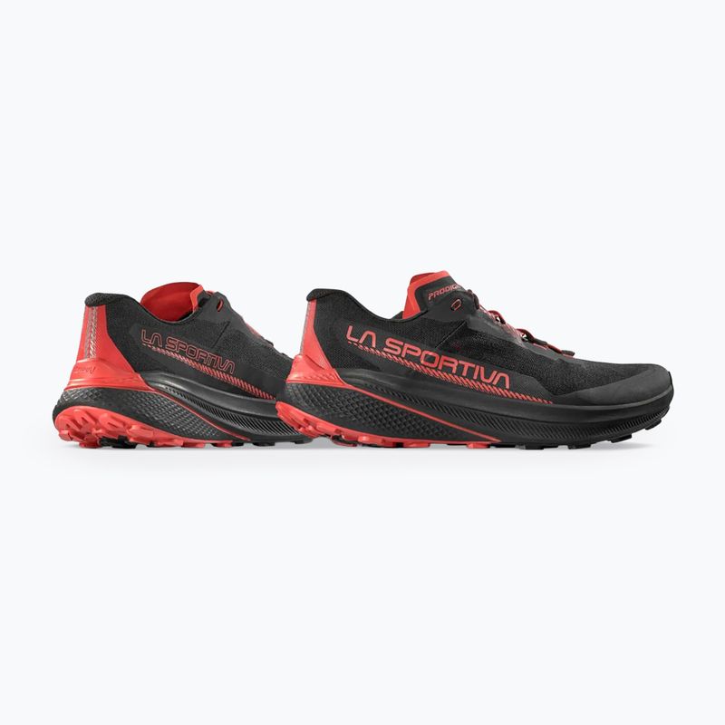 Férfi futócipő La Sportiva Prodigio black/tango red 13