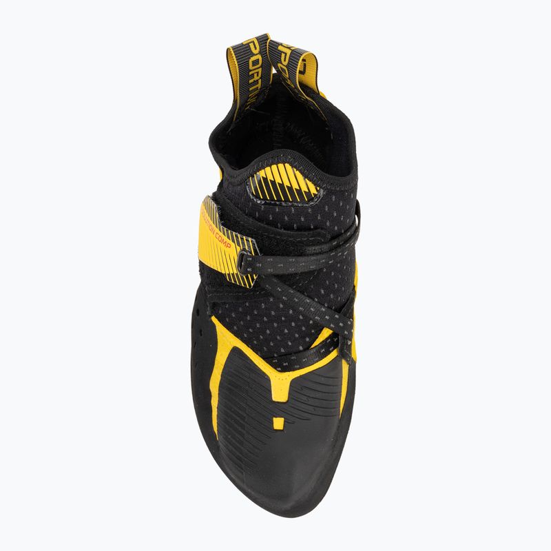 La Sportiva férfi hegymászó cipő Solution Comp fekete/ sárga 5