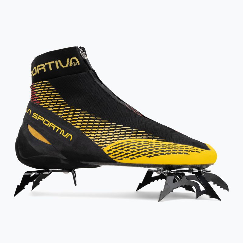 Hegymászó bakancs La Sportiva Mega Ice Evo black/yellow 2