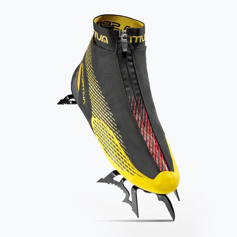Hegymászó bakancs La Sportiva Mega Ice Evo black/yellow 9