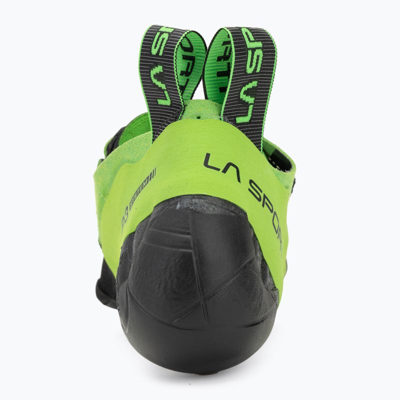 La Sportiva Skwama Vegan fekete/villogó zöld hegymászócipő 6