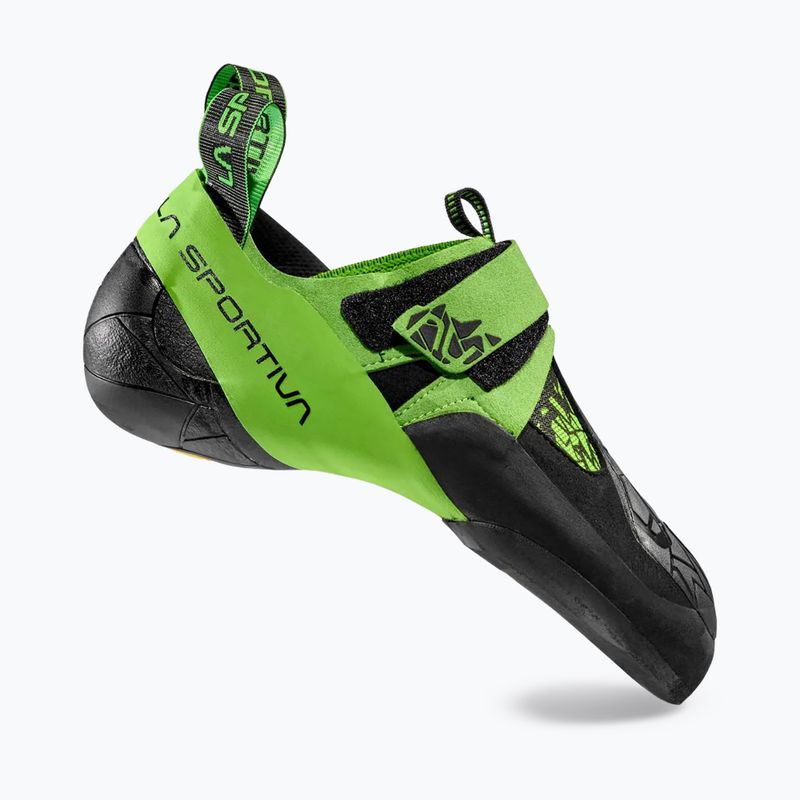 Férfi mászócipő La Sportiva Skwama Vegan black/flash green 2