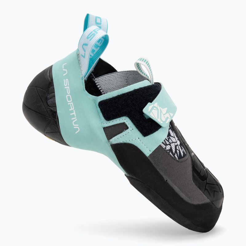 La Sportiva Skwama Vegan Carbon / türkiz női hegymászó cipő 2