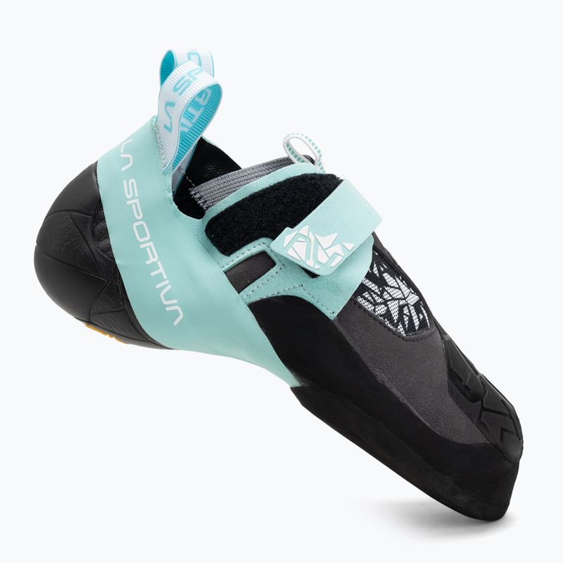 Női mászócipők La Sportiva Skwama Vegan carbon/turquoise 2