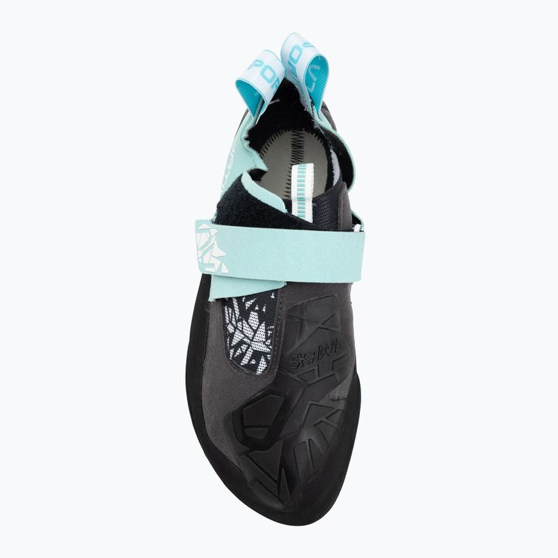Női mászócipők La Sportiva Skwama Vegan carbon/turquoise 5