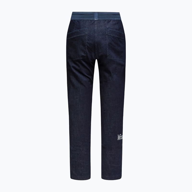 Férfi mászónadrág La Sportiva Cave Jeans denim/night sky 4