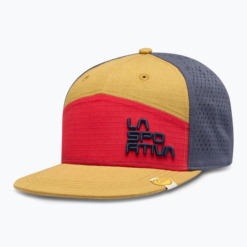 La Sportiva Traverse Trucker savana/hegyvidéki piros baseball sapka