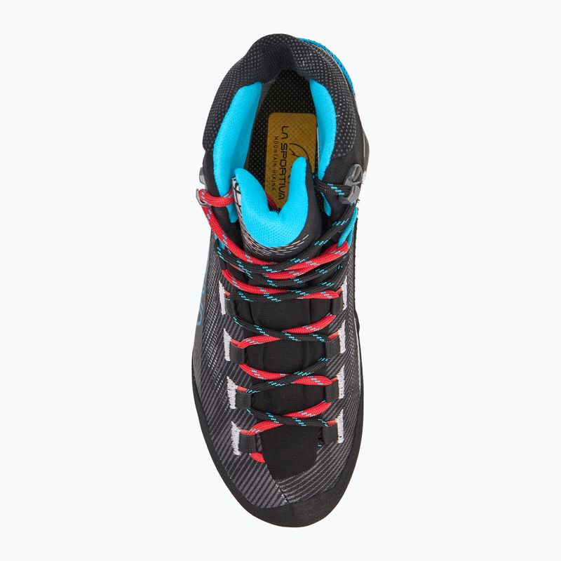 Női túracipő La Sportiva Aequilibrium Hike GTX carbon/malibu blue 5