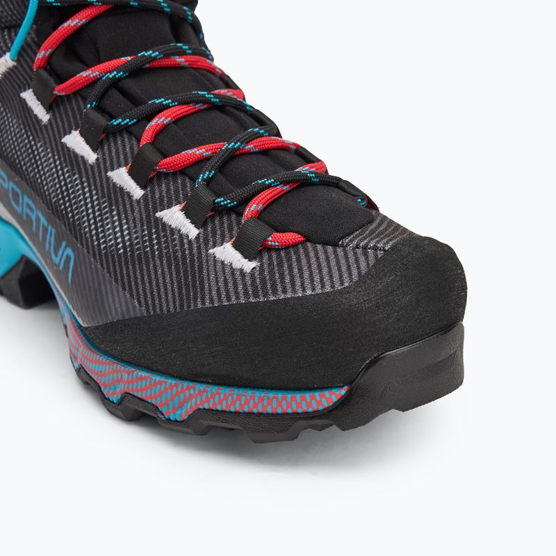 Női túracipő La Sportiva Aequilibrium Hike GTX carbon/malibu blue 7