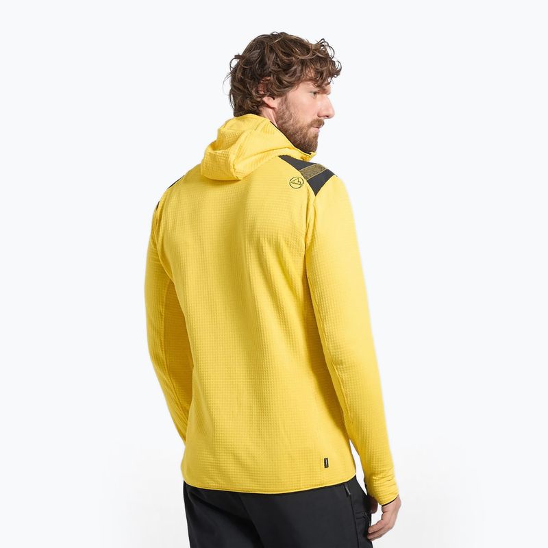 Férfi thermo kapucnis pulóver La Sportiva Lucendro Thermal Hoody yellow/black 2