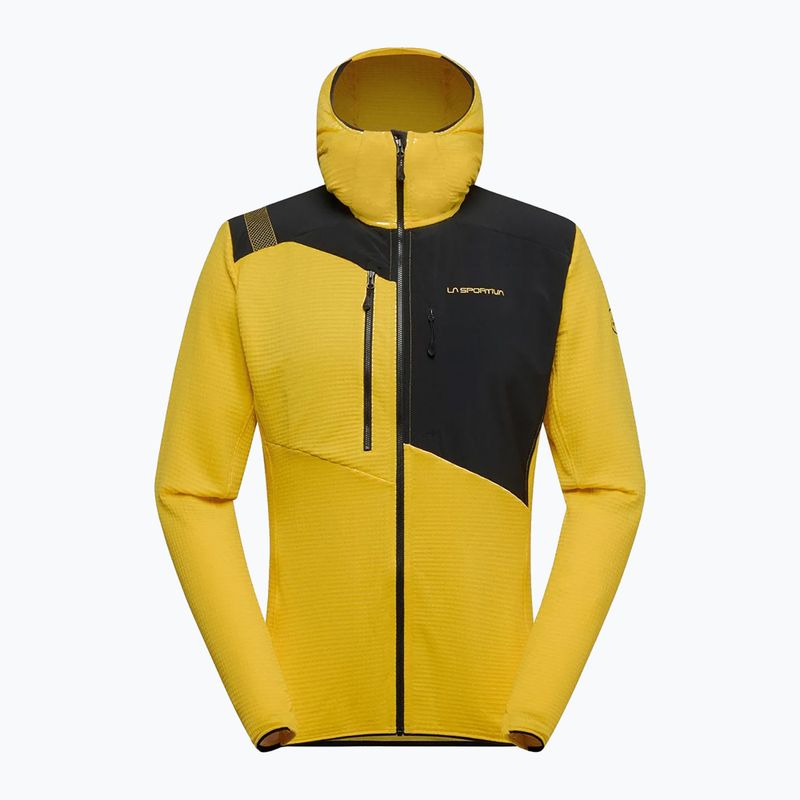 Férfi termikus pulóver La Sportiva Lucendro Thermal Hoody sárga/fekete 4