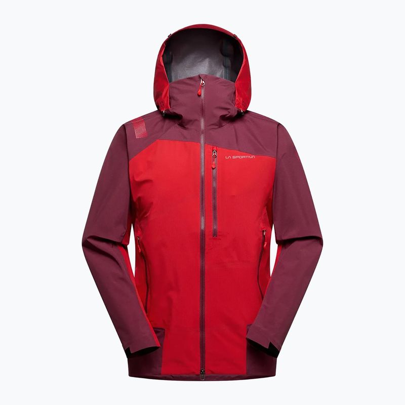 Férfi esőkabát La Sportiva Alpine Guide GTX Perfomance mountain red/redwood 3