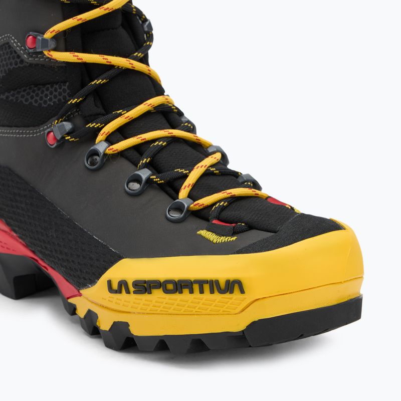 Férfi magashegyi bakancs La Sportiva Aequilibrium LT GTX black/yellow 7