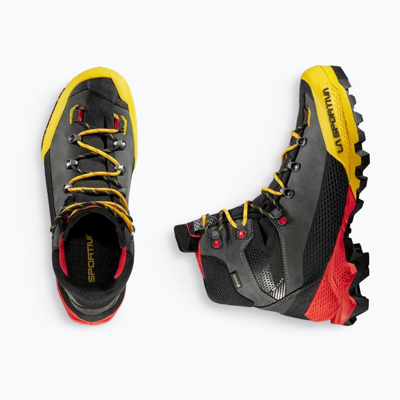 Férfi magashegyi bakancs La Sportiva Aequilibrium LT GTX black/yellow 13