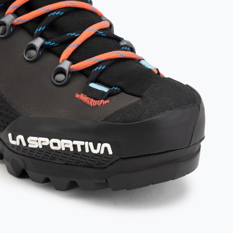 Női magashegyi bakancs La Sportiva Aequilibrium LT GTX black/hibiscus 7