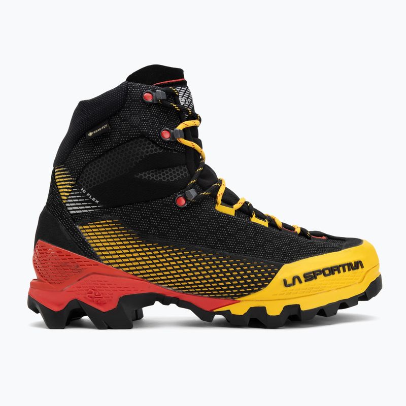 Férfi magashegyi bakancs La Sportiva Aequilibrium ST GTX black/yellow 2