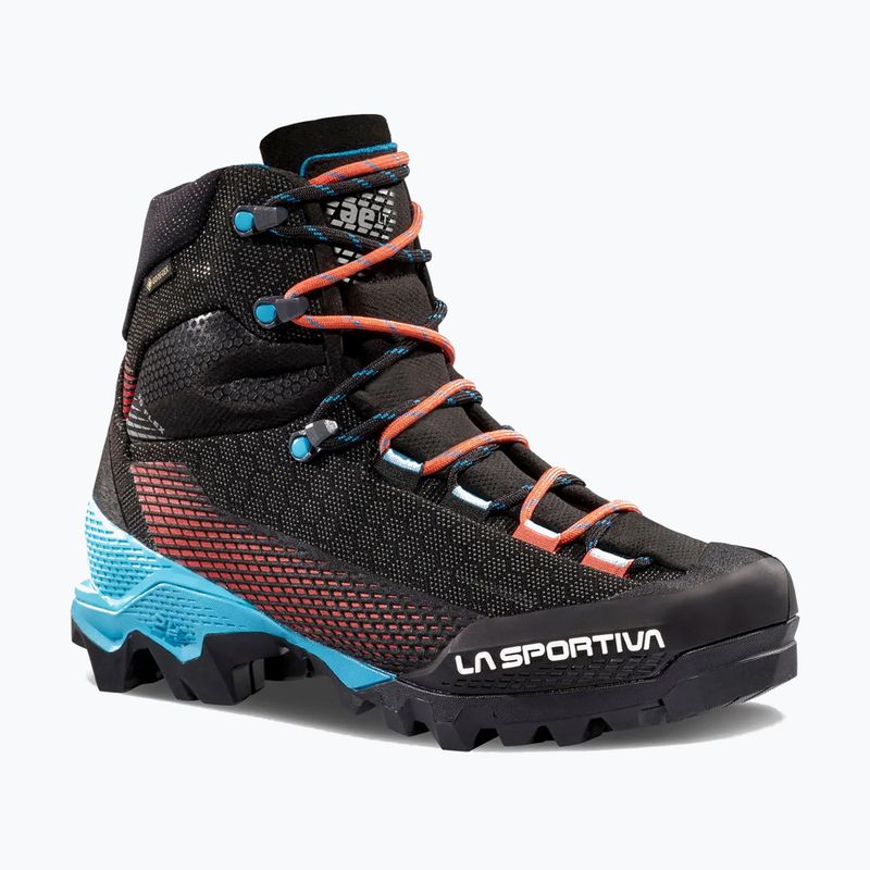Női magashegyi bakancsok La Sportiva Aequilibrium ST GTX black/hibiscus 8