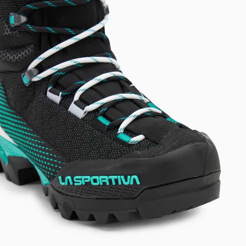 Női magashegyi bakancsok La Sportiva Aequilibrium ST GTX black/aqua 7