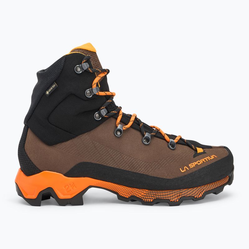 Férfi túrabakancs La Sportiva Aequilibrium Trek GTX chocolate/papaya 2