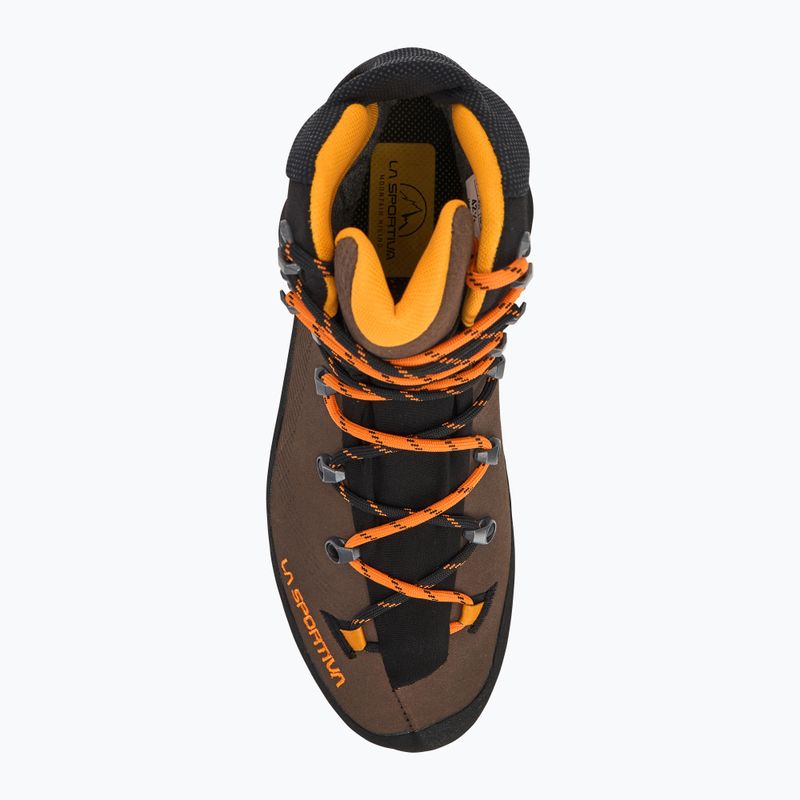 Férfi túrabakancs La Sportiva Aequilibrium Trek GTX chocolate/papaya 5
