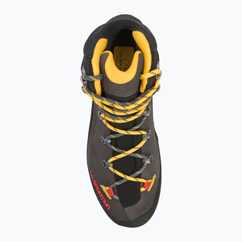 Férfi túrabakancs La Sportiva Aequilibrium Trek GTX carbon/yellow 5
