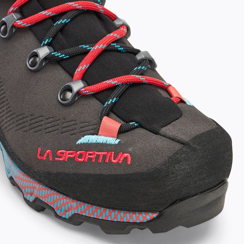 Női túracipő La Sportiva Aequilibrium Trek GTX carbon/malibu blue 7