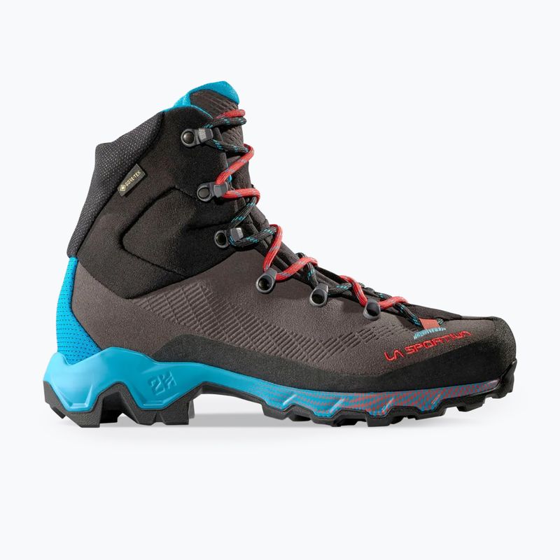 Női túracipő La Sportiva Aequilibrium Trek GTX carbon/malibu blue 9