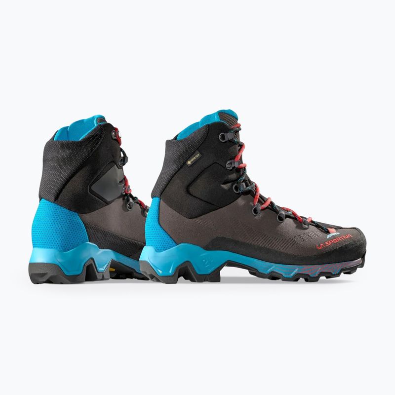 Női túracipő La Sportiva Aequilibrium Trek GTX carbon/malibu blue 11