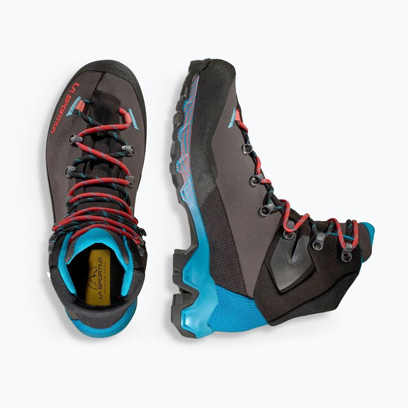 Női túracipő La Sportiva Aequilibrium Trek GTX carbon/malibu blue 13