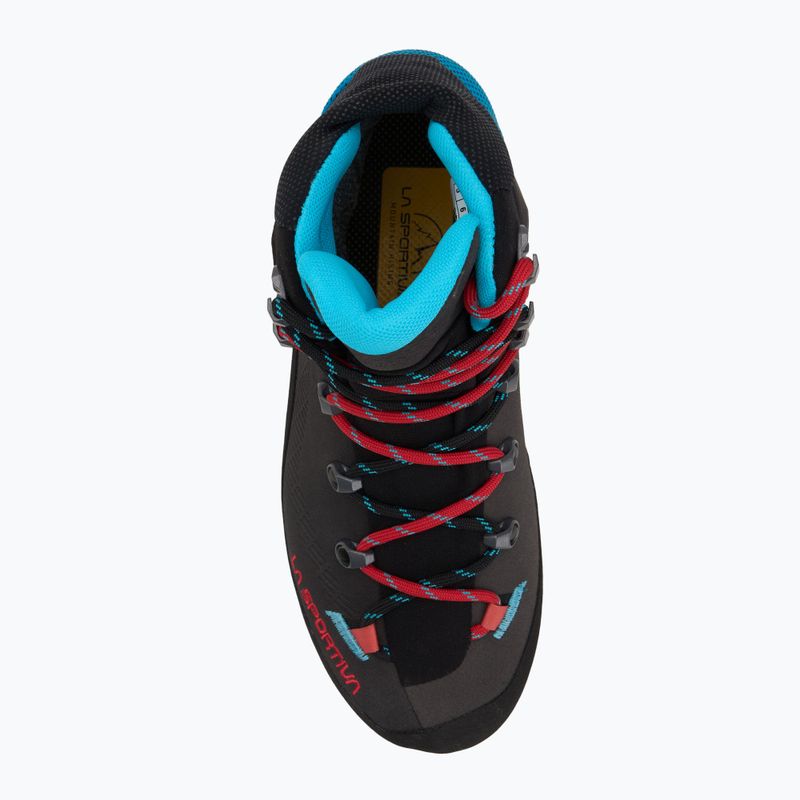 Női túracipő La Sportiva Aequilibrium Trek GTX carbon/malibu blue 5