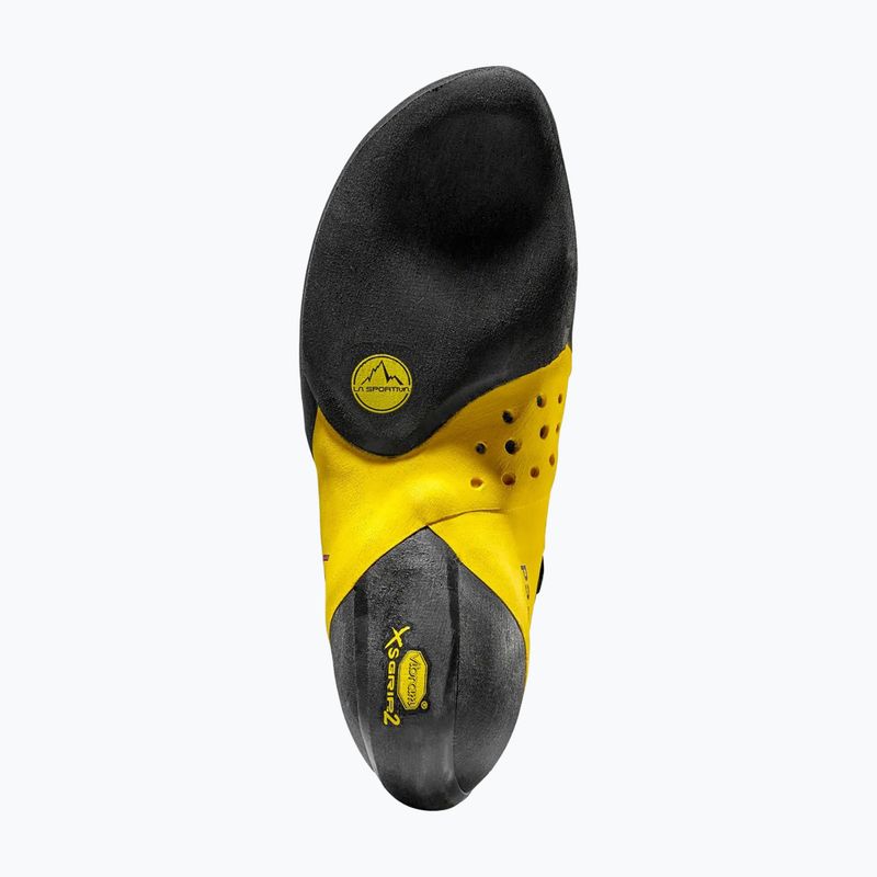 Gyerek mászócipő La Sportiva Solution Comp yellow/black 6