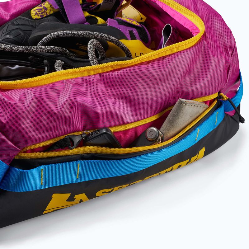 Utazótáska La Sportiva Nomad Duffel 40 l fuchsia/yellow 5