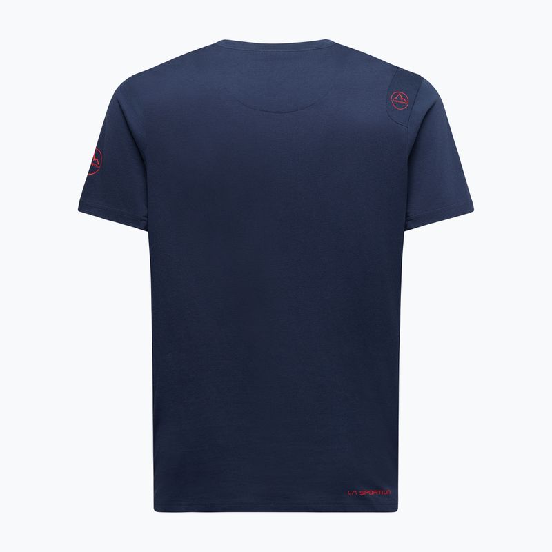La Sportiva Solution night sky/mountain red férfi mászó póló 2