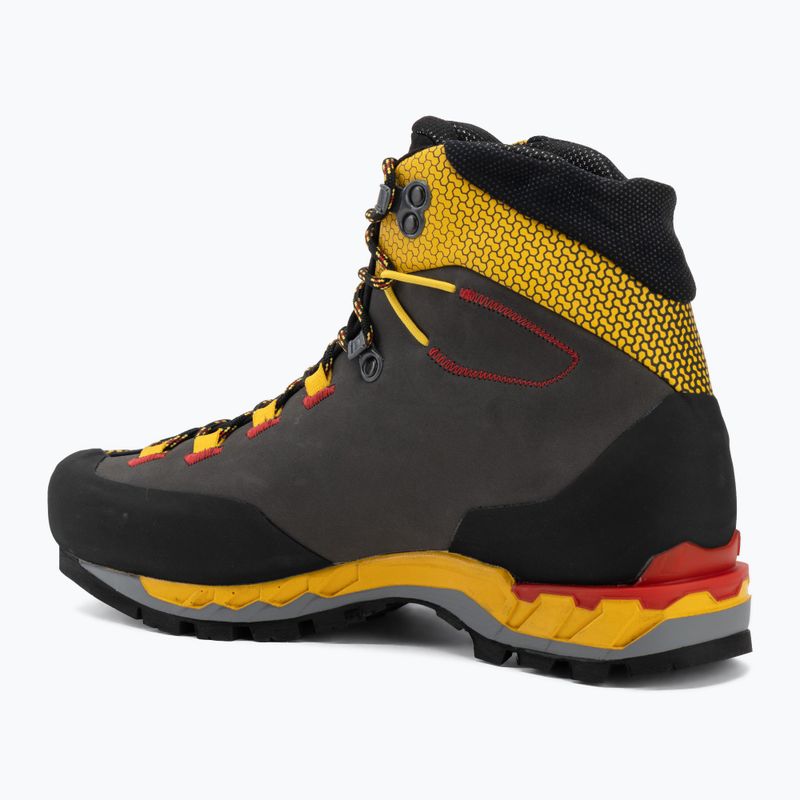 La Sportiva Trango Tech Leather férfi magashegyi bakancs GTX black/yellow 3